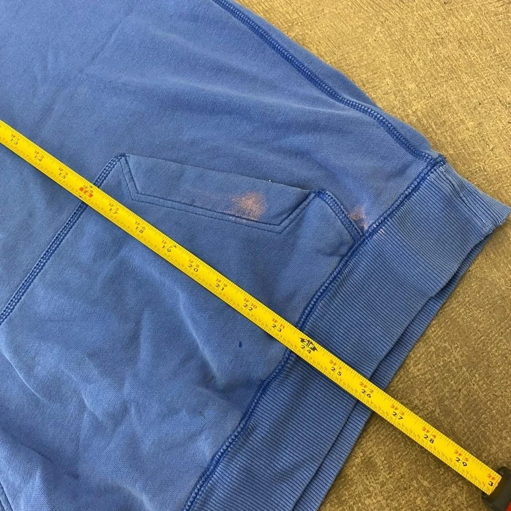 Vintage Nike Swoosh Blue Hoodie 2000s Blank Essential Size Large